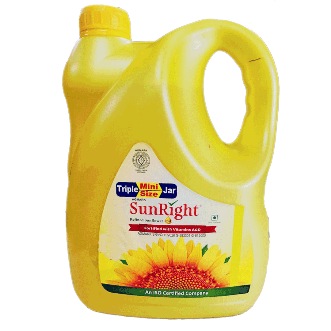 Sunright Refined Sunflower Oil 3 Litre CAN